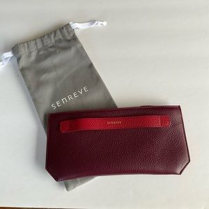 Leather Senreve clutch